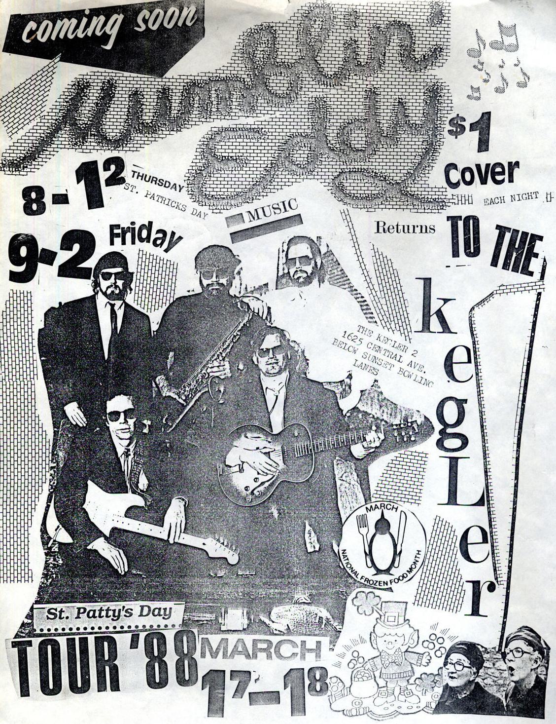 Mumblin' Eddy poster, 1988
